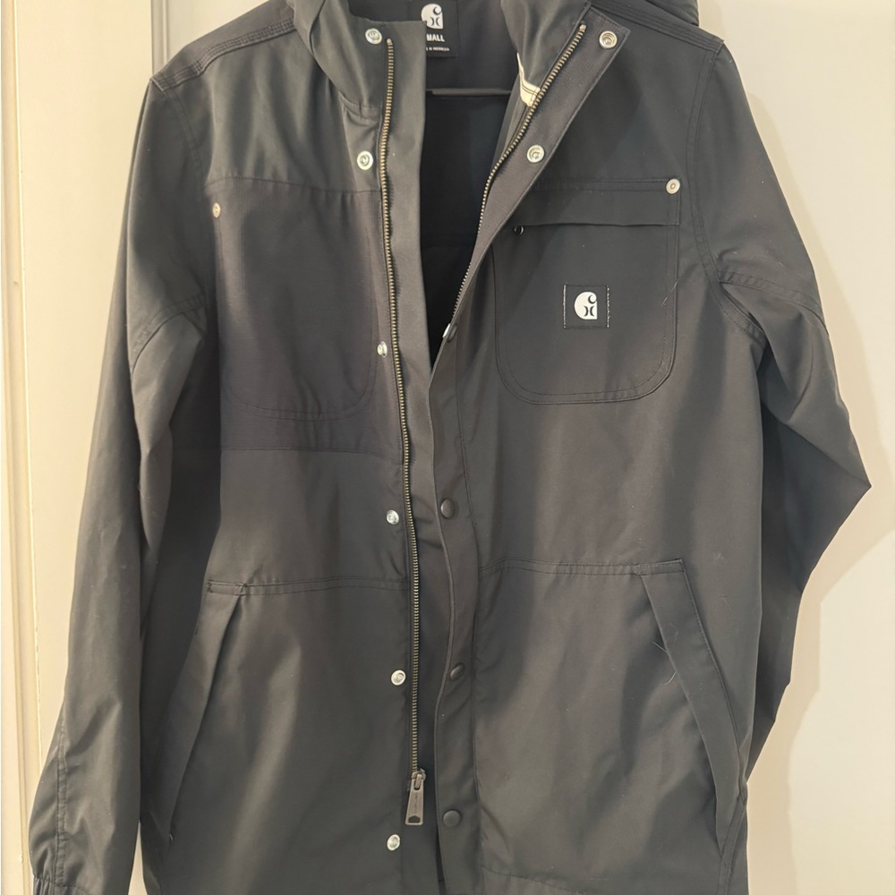 Men's Hurley X Carhartt Phantom Defender Black Hooded Jacket AV8063